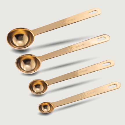 YUKIWA Measuring Spoons Gold (Set of 4)