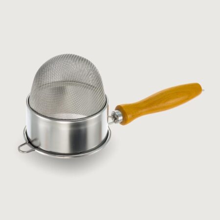 Japanese Strainer With Wooden Handle (Deep)