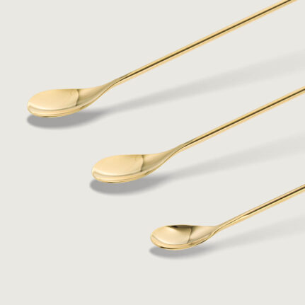 Japanese Bar Spoon No Coil Gold
