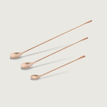 Japanese Bar Spoon No Coil Rose Gold Matte