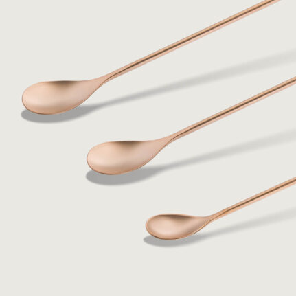 Japanese Bar Spoon No Coil Rose Gold Matte