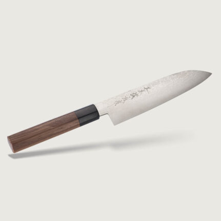 MIKI HAMONO VG10 Santoku KnifeE 165mm with walnut handle